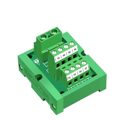 Caja de distribución monofásica para riel DIN: cableado ordenado de 1 entrada a 4 salidas 4