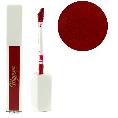 Matte Lip Gloss Long Lasting Waterproof Liquid Lipstick Highly Pigmented No Smudge Lip Color Cream by Mynena - Jill