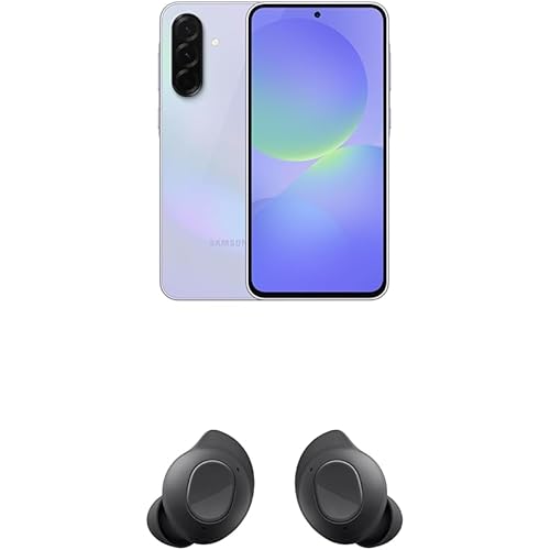 Samsung Galaxy A36 128GB, 5G Unlocked Android Smartphone, Awesome Lavender w/ Galaxy Buds FE True Wireless Bluetooth Earbuds, Graphite
