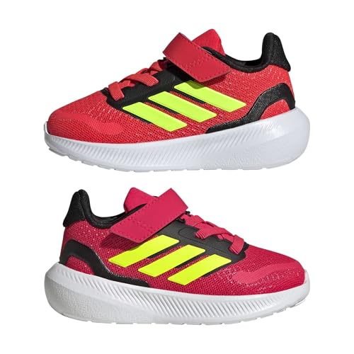 Image of adidas Baby Marvel Run Falcon 5 Elastic Lace & Strap Shoe