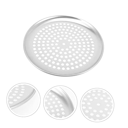 5pcs-Stainless-Steel-Baking-Pan-Baking-Sheet-Pizza-Pan-with-Holes-Stainless-Steel-Pizza-Pan-Perforated-Pizza-Tray-Pizza-Crisper-Pan-Pizza-Plate-Bakeware-Oven-Pizza-Pans-Color-Silverx4pcs-Size