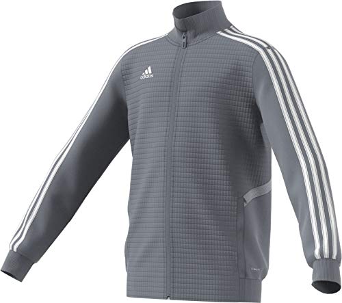 adidas Meninos Adolescentes Tiro 19 Jaqueta De Treino - Futebol Infantil 2Xs Cinza/Transparente Onix