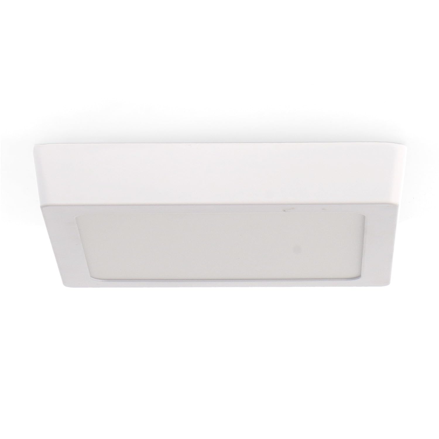 M Ledme - Slim Series Square Ceiling Light, 12W, 1200lm, Neutral Light (4500K), IP20 Indoor Ceiling Light, Ideal for Kitchen, Bedroom, Bathroom, Easy Installation, LM5251