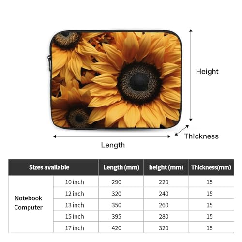 Funda para Laptop Sunflower Collage 15 pulgadas miniatura 3