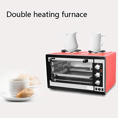 LYKYL Keuken heteluchtoven, Rotisserie Roaster Fornuis met grill, bakplaat Top Rack, Dual Hot Borden, Broodrooster… - Image 5