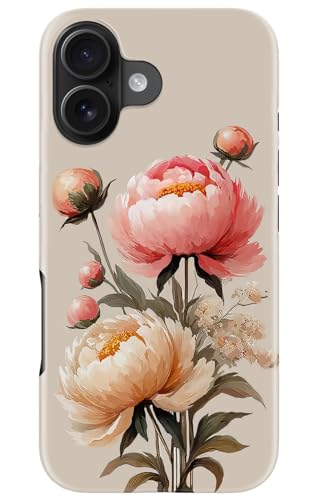 DorisMax for iPhone 16 Case - Wireless Charging - Cute Wildflower