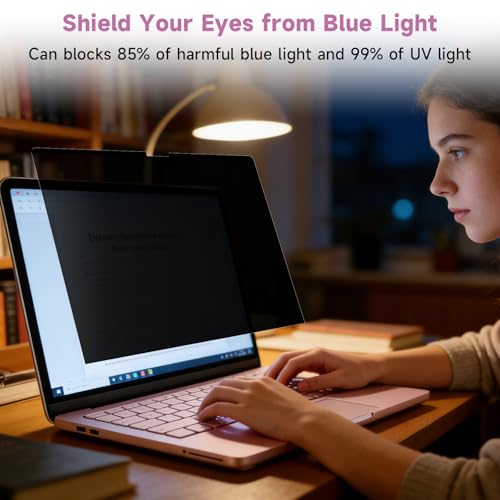 Image of Removable Magnetic Privacy Screen for 2026 MacBook Neo 13-Inch A18 Pro, Anti Blue Light Glare Filter Laptop Privacy Screen Shield and Protector for Mac Neo