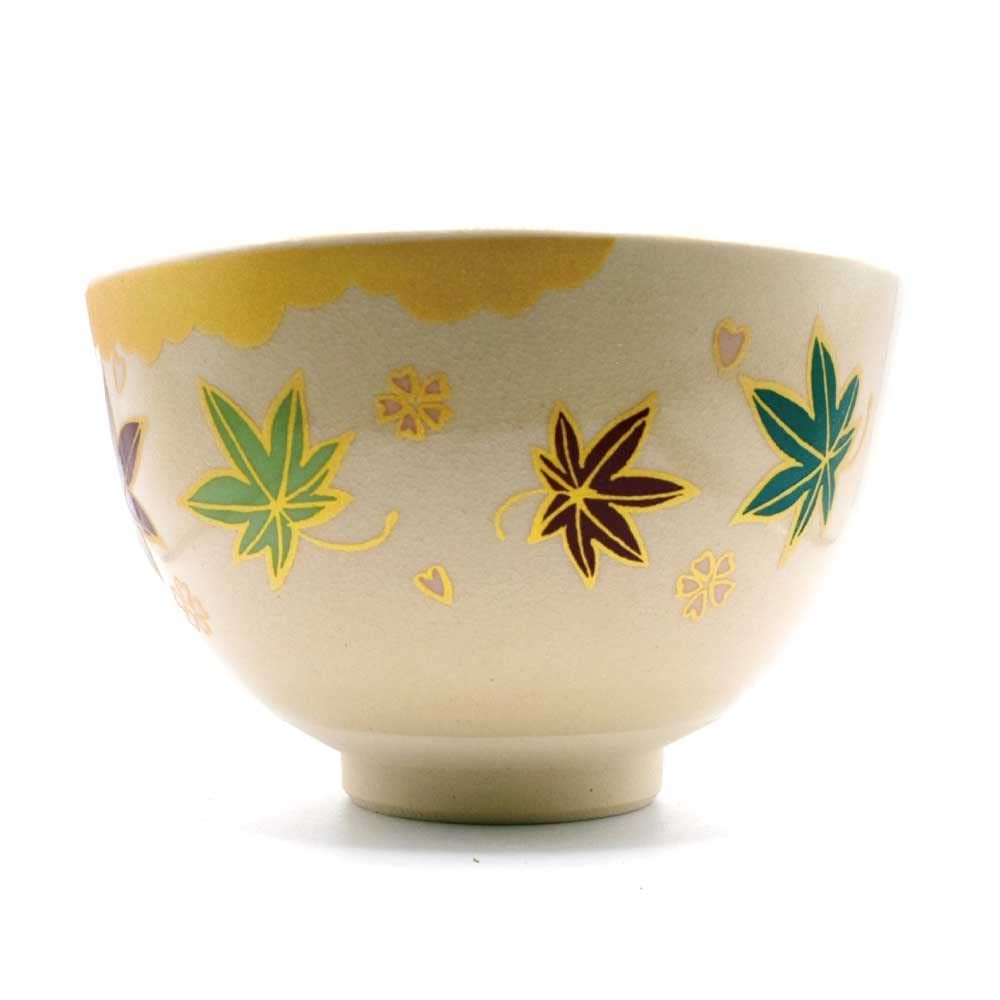 Amazon | 抹茶茶碗 抹茶碗 茶碗 色絵茶碗 雲錦 一客 茶道具 お稽古