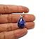 Produktbild 17,5 ct. Echte Lapislazuli Teardrop Anhänger, 925er Silber gefüllt Anhänger, Chakra Anhänger, Heilung Anhänger