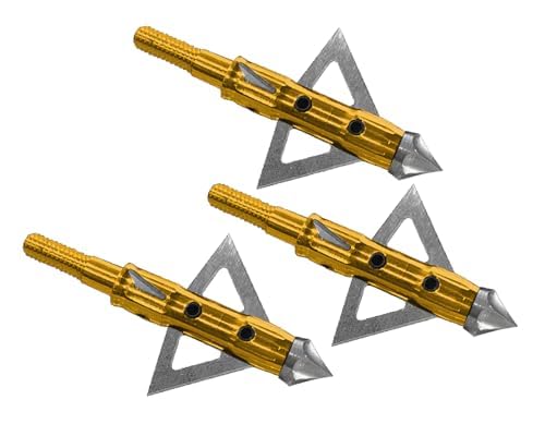 Killz Products Ares 100gr Broadhead by Zeus - 4 Blade 3 Pack of broadheads