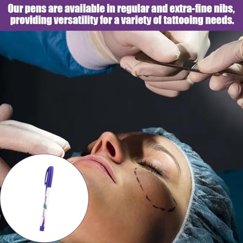 NHQZ Temporary Tattoo Markers for Skin,Wasserfester Hautmarker Tattoo Stift,Tattoo Stifte für die Haut,Hautmarkierungsstift