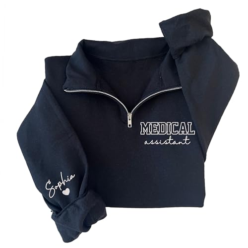 Chillever - Custom Job Embroidered Sweatshirt, Custom Job Roles Sweater, Graduation Gifts, Nurse, Lawyer, Professors