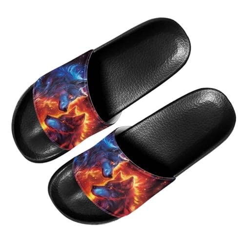 Womens House Slippers Open Toe Shower Slides for Men Sandal Slippers2