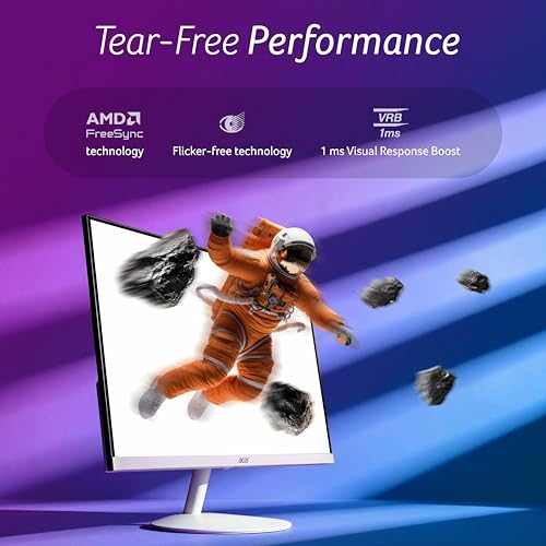 Image of acer SA272U P1 27 Inch WQHD 2560x1440 IPS Monitor|144Hz Refresh Rate | 1ms VRB | HDR10 | AMD FreeSync | 1 x HDMI (2.0) + 1 x DisplayPort (1.4) | Built-in Speakers | Ultra-Slim 7.2mm Design | Eye Care