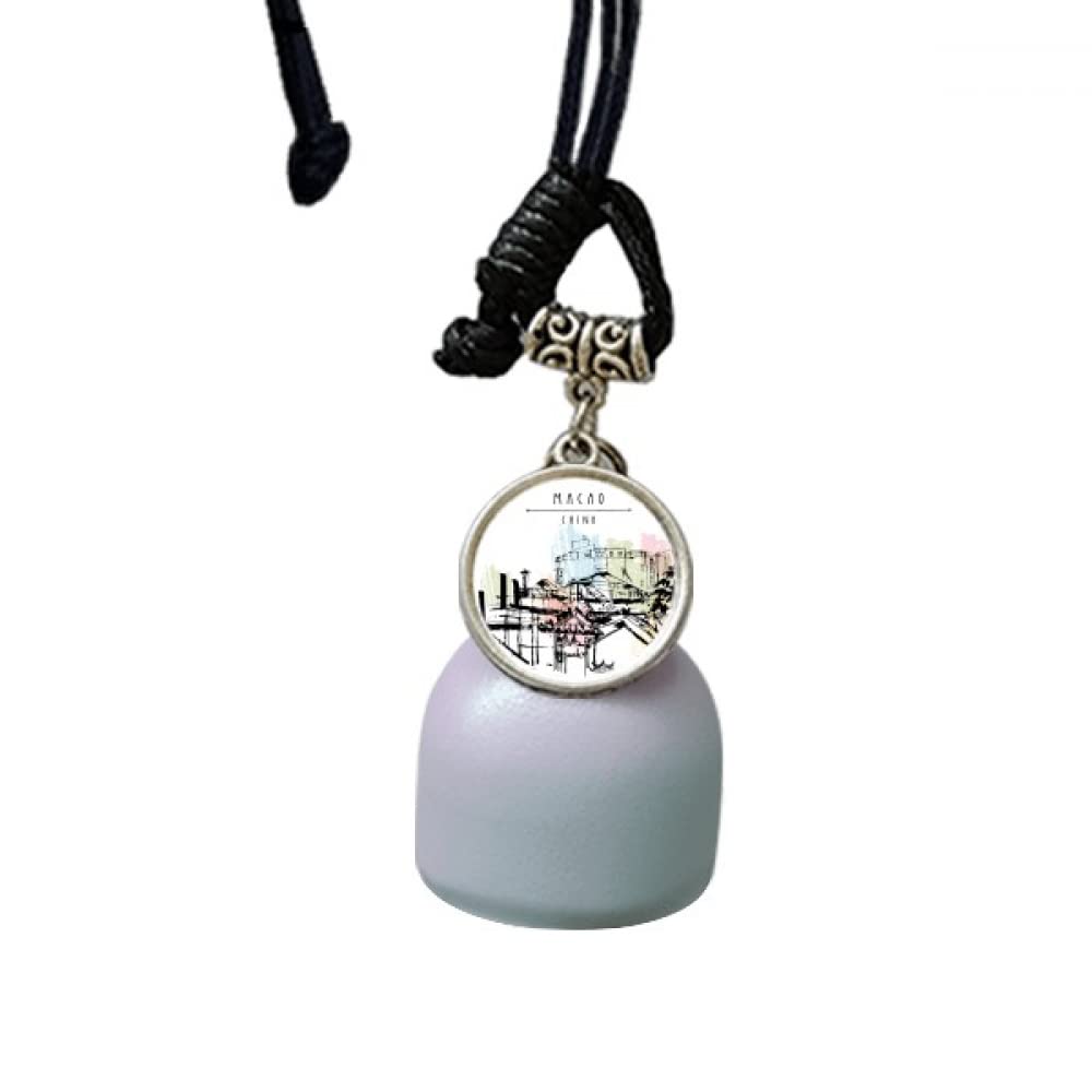 Campanas de viento de Macao adorno colgante para coche y hogar