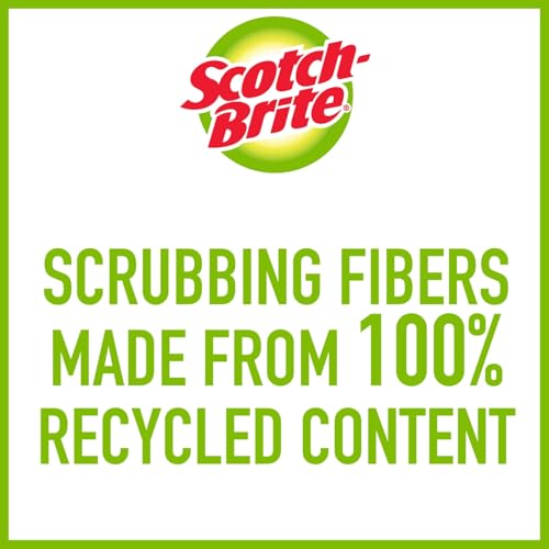Image of Scotch-Brite ocelo Non-Scratch Scrub Sponges, Assorted Designs, Scratch-Free for Nonstick Cookware & Dishes, Kitchen & Bathroom Use, Reusable Multi-Surface Cleaning Sponges (4 Count (Pack of 1))