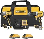 DEWALT 20V Kit de combo sans fil de percement et de perçage de marteau, comprend 2 x 4ah POWERPACK ™ Batteries et chargeur, 20V MAX*XR® (DCK250QQ2)
