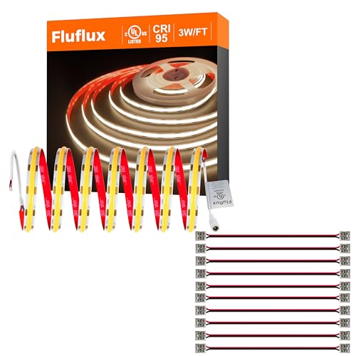 Tira LED flexible neutro 3500K 10 conectores 32.8FT miniatura 1