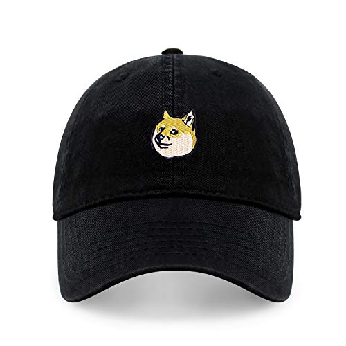 Animal Memes Dad Hats Doge Dragon Elephant Cat Classic Original Design Baseball Caps Funny Hats for Men Women Teens Unisex (Doge Black) Animal Memes Dad Hats Doge Dragon Elephant Cat Classic Original Design Baseball Caps Funny Hats for Men Women Teens Unisex (Doge Black)