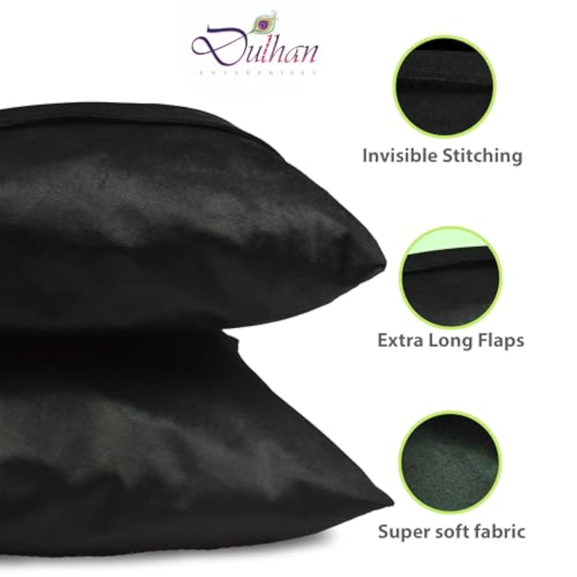 Set of 5 Decorative Super-Soft Velvet Cushion Covers
