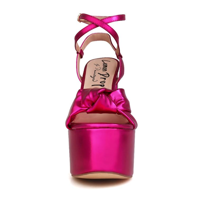 Privileged Lemon Drop Toman Ankle Strap Platform Heels For Women4