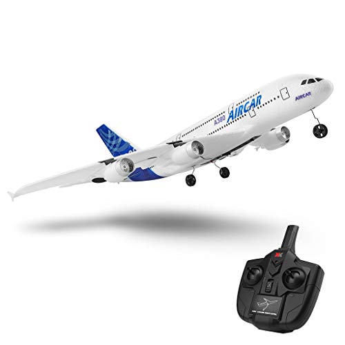 RC EPP ABS Airplane, A120-A380 Airbus 510 mm Wingspan 2.4GHz 3CH Fixed Wing RTF with Mode 2 Remote Controller Scale Aeromodelling Default Fuselage /18.9 X 20 inches