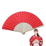 ⇦【Peint à la main】Vous pouvez peindre à la main cet éventail pliant bl pur, vous pouvez remplir la couleur ou le design selon vos propres préférences, vous aider à créer des bricolages uniques et ajouter leur harme