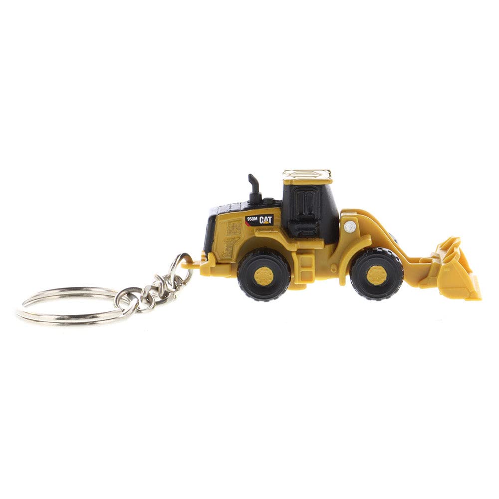 Diecast Masters 85986 Caterpillar Wheel Loader 950M Key Ring Detailed Metal CAT Construction Vehicle Approx. 3.5 x 2 x 2 cm