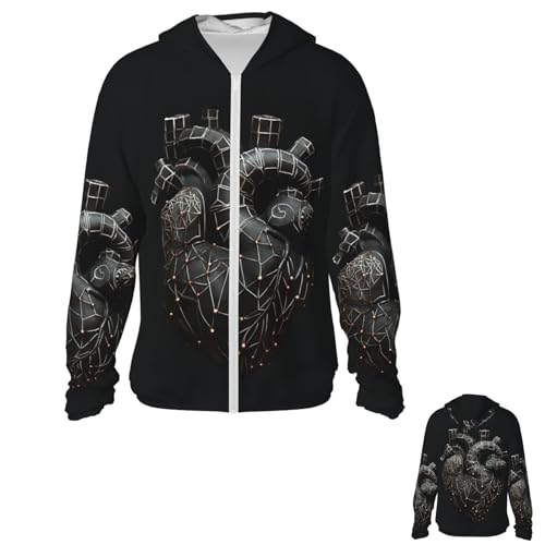 Chaqueta para hombre con protección solar UPF 50+ y capucha miniatura 1