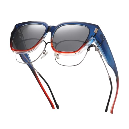 Image of HAOLOTA Polarized Fit Over Glasses Sunglasses for Women UV Protection