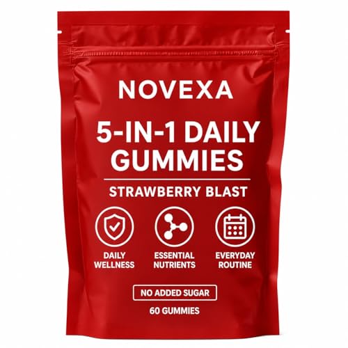 Magnixa Novexa Growth Gummies Strawberry Flavor 60 Count