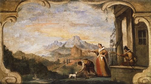 Cuadro de El Guercino para decoración del hogar con reproducción artística fiel