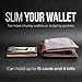 Mountain Voyage Co Minimalist Wallet for Men - Slim RFID, Scratch Resistant, Natural Walnut Wood Credit Card Holder & Money Clip, Easily Removable Money & Cards, Mens Wallets