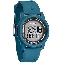 NIXON Disk A1370-100m Water Resistant Mens Digital Watch 39mm Watch Face, 20mm Silicone Band