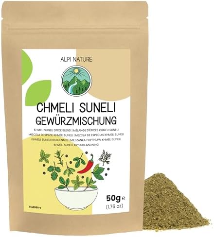 Alpi Nature Khmeli Suneli Spice Mix 50g 1.76 oz, Asian Spices, Georgian Spices for Cheese Bread, Stews and Pilaf