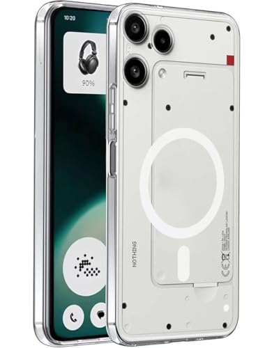 For Nothing Phone (3a) Lite �p �P�[�X �������̃f�U�C�� Magsafe �Ή� �}�O�l�b�g ���� ���C�A���X�[�d �}�b�g���P�[�X �ČRMIL�K�i�擾 �n�C�u���b�g TPU�o���p�[ PC�}�C�N���h�b�g���H �ϏՌ� ���΂݂Ȃ� �w��