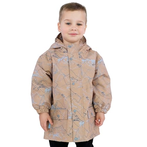 Image of JAN & JUL Waterproof Fleece Lined Rain Jacket, Raincoat for Toddlers and Kids
