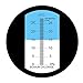 High Accuracy Refractometer Salt Concentration 0-28% Brine Salinity Refractometer with 0.2% Division Automatic Temperature Compensation (ATC) Refractometer