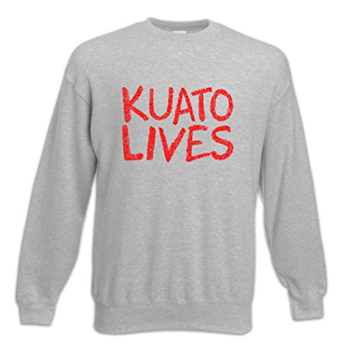 Sweater Kuato Lives pull col rond manches longues imprimé graphique pour passionnés de SF