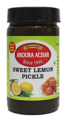 LUCKNOW'S AROURA ACHAR SINCE 1944 Sweet Lemon Pickle 250g for Home Use Home Made With Love No Artificial Colors-image-30