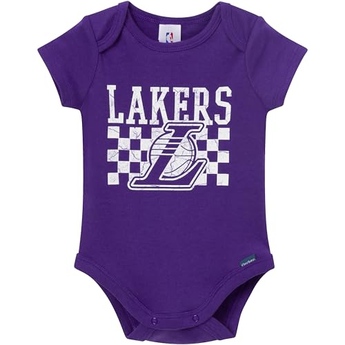 Image of Gerber Baby NBA Boys & Girls 2-Pack Short Sleeve Onesie Bodysuits