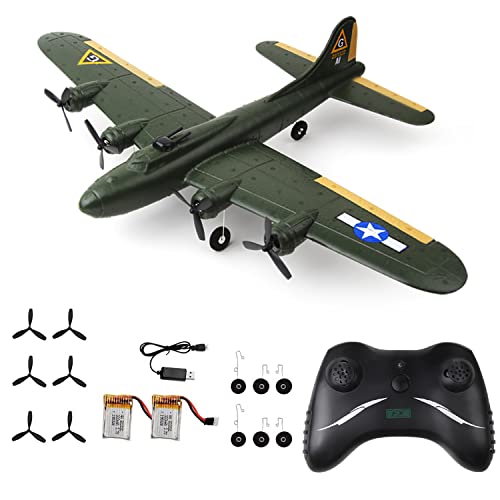 PLRB TOYS RC Plane Remote Control Airplane RTF 2.4GHz Radio Control B17 Lighting Aircraft for...