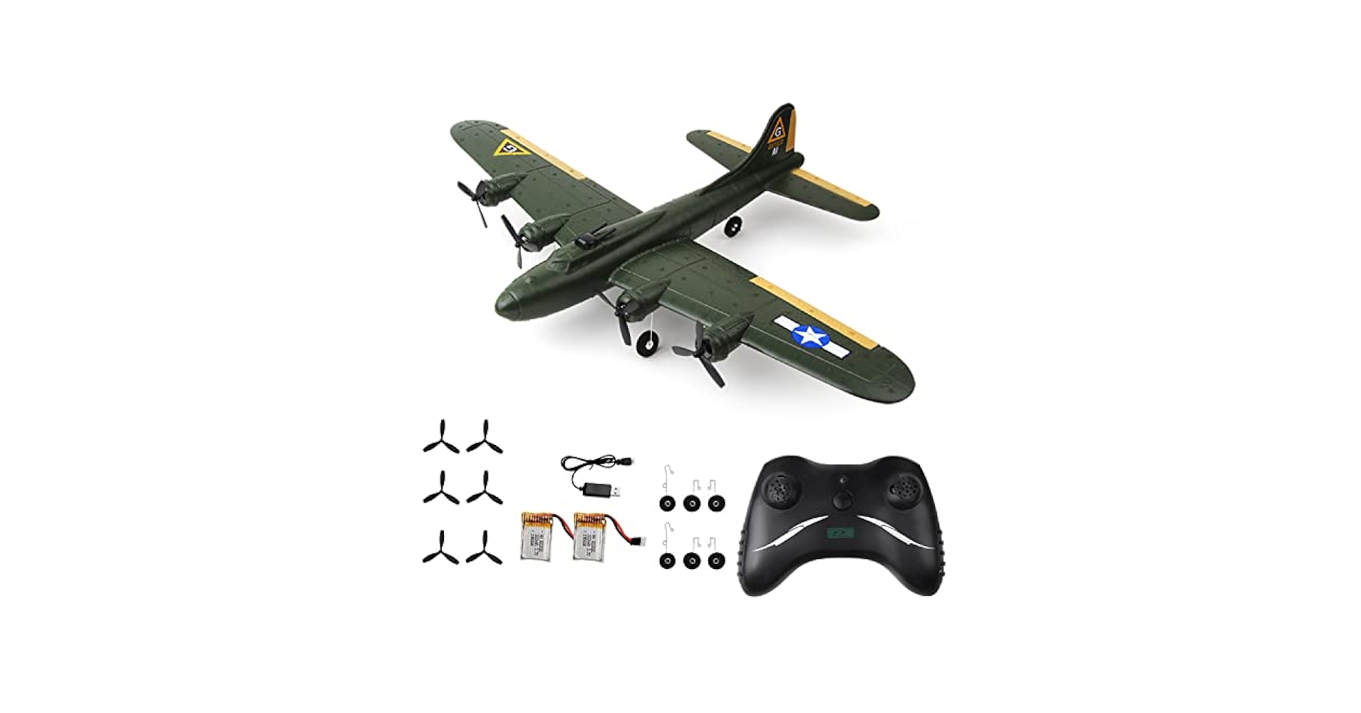 Amazon.com: PLRB TOYS RC Plane Remote Control Airplane RTF