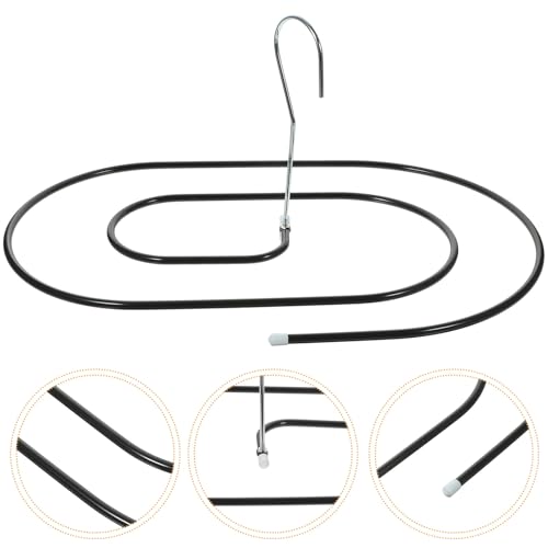 Cintre spirale en acier robuste de 60 cm avec support longue durée pour linge lourd