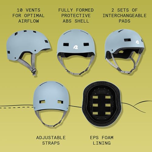 image for Retrospec Dakota Bicycle / Skateboard Helmet for Adults - Commuter, Bi