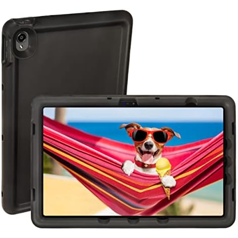 BobjGear Bobj Rugged Tablet Case for (27.9) Lenovo Tab P11 (TB-J606F) and Tab P11 Plus (TB-J616F) 11.0 Kid Friendly (Bold Black) Cover