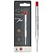 Parker recharges pour stylo bille | pointe moyenne | encre rouge QUINKflow | lot de 1