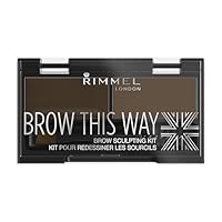 Rimmel London Brow This Way Eyebrow Sculpting Kit #003 - Dark Brown