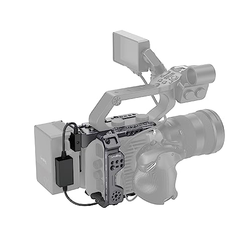 Image of SmallRig Camera Cage Kit for Sony FX6,Compact Cage w /V-Mount Battery Plate