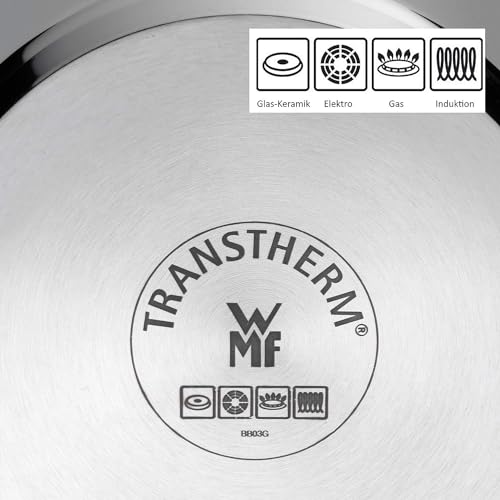 Foto von WMF Profi Resist Brat-/ Servierpfanne 24 cm Induktion, Mehrschichtmaterial beschichtet, Wabenstruktur, Edelstahlgriff, backofenfest